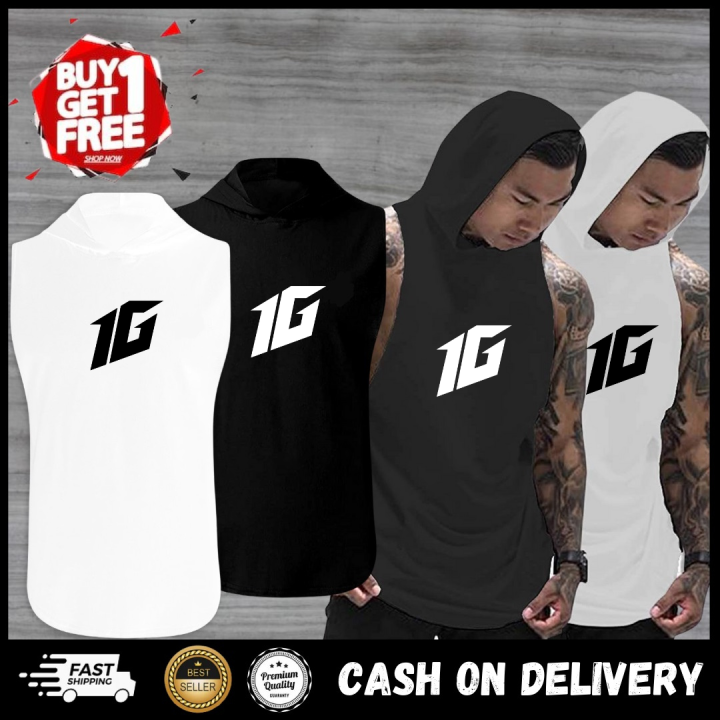 BUY 1 FREE 1 Trending Muscle Tee/Terno/Muscle Tee Hoodie /Unisex