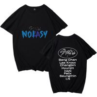 COD KPOP Cotton T-shirt Stray Kids NOEASY Same Printed Short-sleeved Top Plus Size Mens and Womens 2022 Summer New Ko_09