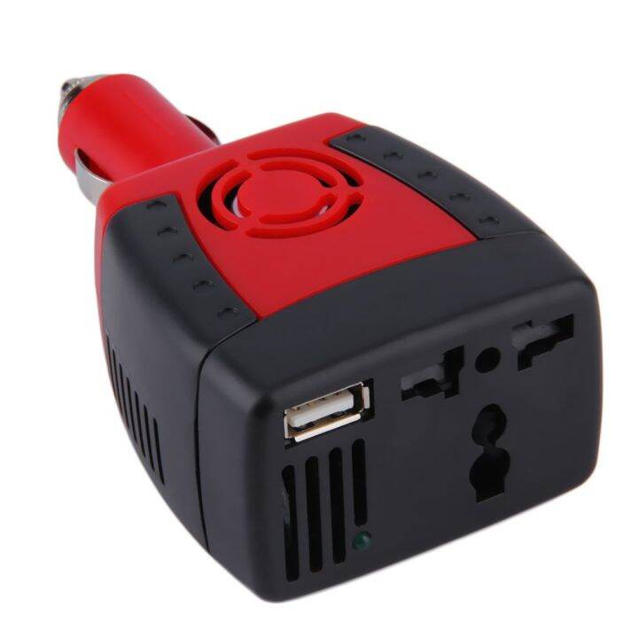 OH 150W Red Car Auto Inverter Power Supply 12V DC to 220V AC Laptop Computer Lazada PH