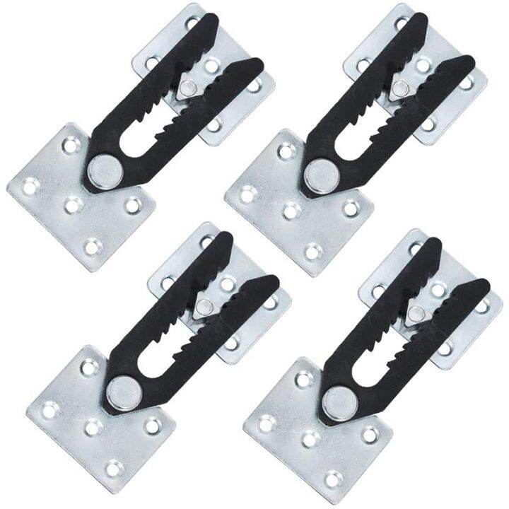 Sectional Couch Connector, 4 Pcs Metal Sofa Joint Snap Alligator Style