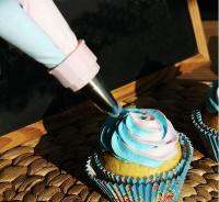 【hot】 Color Decorating Re-usable Icing Piping Pastry Bicos bag converter E340 ！