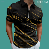 【high quality】  the Best-selling Polo Shirt, Short Sleeved, Lapel, Polyester Fabric, with Zipper, Suitable for Men