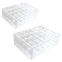 【CW】 Grid Plastic Seedling Nursery Pot Breathable Nursery Box Tray Kit 40JA