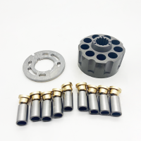 Komatsu Travel Motor Parts PC56-7 Motor Piston Valve Plate 9 Holes Piston Shoes Center Gear Shaft