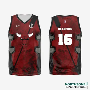 Sublimated Basketball Jersey Bulls style