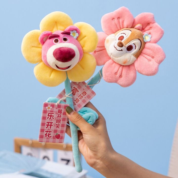 เสาดอกไม้ส่งแบบสุ่มแปลงร่างเป็นภาษาต่างๆช่อดอกไม้ของเล่นตุ๊กตาส่งของขวัญวันเกิดของเด็กหญิง