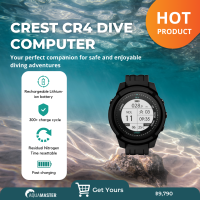 CREST CR4 Dive Computer ขายดี ไดฟ์คอมพิวเตอร์ นาฬิกาสำหรับดำน้ำ ว่ายน้ำรุ่น CREST CR4 มี 2 สี แบตเตอรี่แบบชาร์จไฟได้ 100 meters / 330 feet