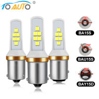 2pcs 1156 BA15S P21W 1157 P215W BAY15D BAU15S PY21W LED Car Tail Bulb ke Lights 1500LM Ceramic For Car Reversing Light Auto