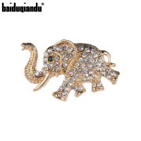 baiduqiandu Brand New Arrival Rhinestones Pave Elephant Brooch Pins