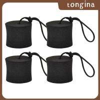 Tongina 4x ปลั๊กป้องกันน้ำสำหรับเรือคายัค,อุปกรณ์คายักกันน้ำพร้อมสายคล้องท่อระบายน้ำเรือแคนู