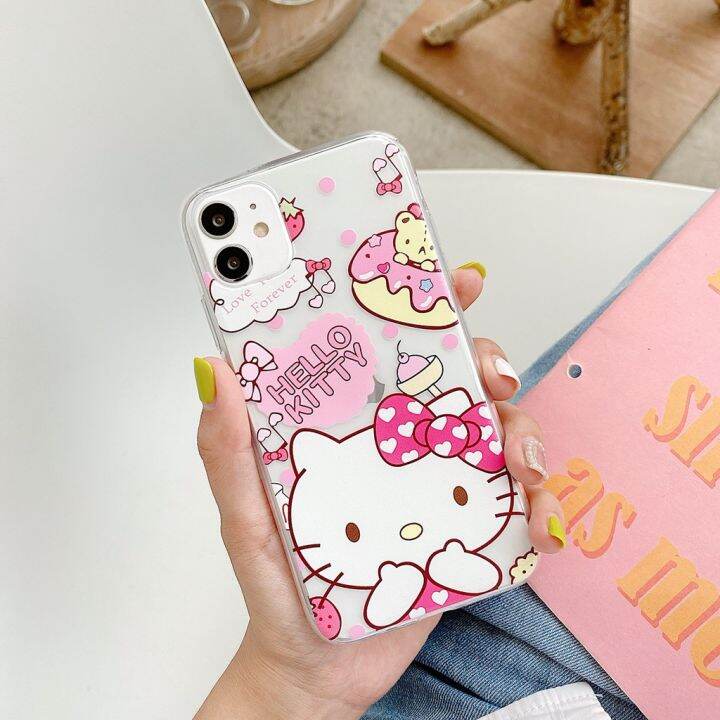 เคสโทรศัพท์มือถือ-ลายแมวคิตตี้-iphone6-6s-iphone7-iphone8-iphone6plus-iphone6splus-iphone7plus-iphone8plus-เคสไอโฟน11-se-791