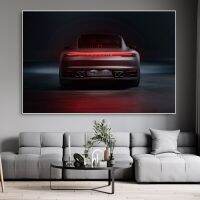 Luxury Racing ไฟท้ายโปสเตอร์และพิมพ์บทคัดย่อกีฬารถ Graffiti ภาพวาดผ้าใบ Modern Supercar Wall Art สำหรับตกแต่งบ้าน