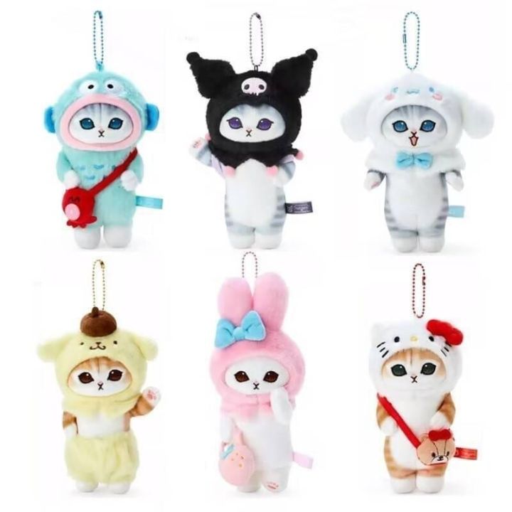 พวงกุญแจ-sanrio-เซ็ตแมวน่ารัก-มี-6-แบบ-ขนาด-17-cm-น่ารักมาก