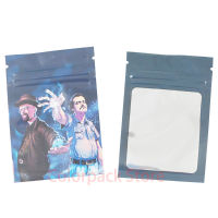 100Pcs Zip Lock Pouches 7X9CM Cartoon Design California Ziplock Mylar Bags With Windows Small Pouches For Food Storage กระเป๋า