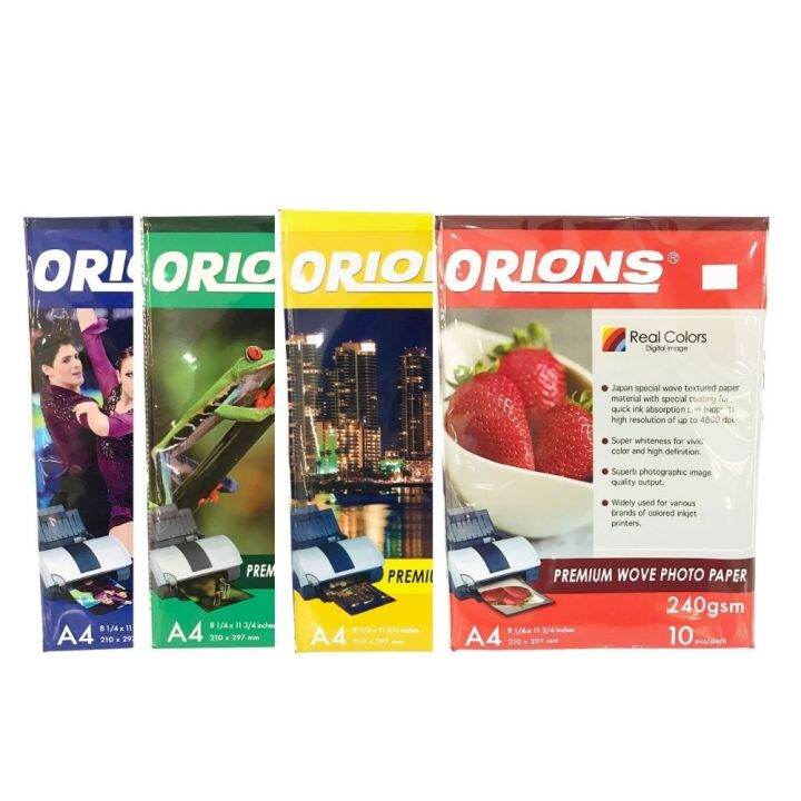 Hot lizhong963561 Orions Premium A4 Photo Paper 240gsm 10 Sheets
