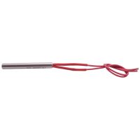 Red Two-wire 9mm x 80mm Heating Elements Cartridge Heater AC 110V 250W