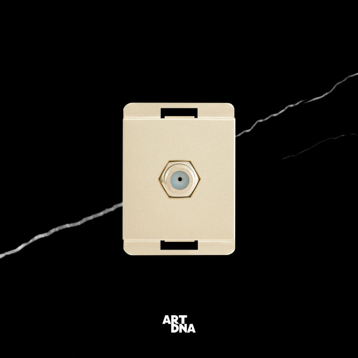 artdna-ชุดรับสัญญาณดาวเทียม-ชุดรับสัญญาณโทรศัพท์-สีทอง