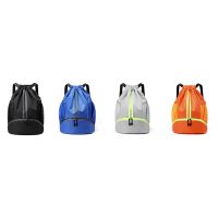 Unisex Drawstring Backpack, Waterproof Gym Bag, Durable Sports Bag with Shoe Compartment, for Sports, School