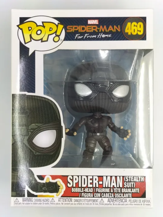 Funko Pop Marvel Spider Man Far From Home - Spider Man [Stealth Suit] #469  
