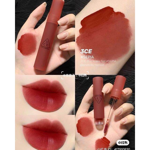 ลิป-3ce-blur-water-tint