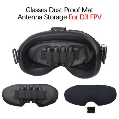 PU Dustproof Lens Protector For DJI FPV Goggles Antenna Storage Cover Memory Card Slot Holder For DJI FPV VR Glasses Accessories Goggles