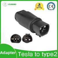 Tesla ถึง Type 2 EV Charger Adapter IEC 62196มาตรฐาน EV Charger Converter Adapter 32A สำหรับ EVSE Charging