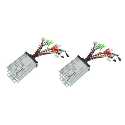 2X 36V 350W E-Bike Brushless Controller 6 Tube Dual Mode for Electric Bike Scooter Speed Intelligent Dual Motor Part