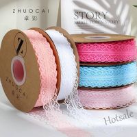 【hot sale】❂ D18 45mx3cm Lace Ribbon Roll Gift Box Cake Decoration for Box Wrapping Flower Bouquet Korean Style New Year Christmas Birthday Gifts Bud Silk Decor handmade DIY Bow 包装带韩式蕾丝丝带镂空彩带鲜花扎带手工DIY礼物蝴蝶结