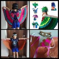 (1 เซ็ต) ปีกนก+หน้ากากนก ปีกแฟนซี ปีก นก ผีเสื้อ หน้ากากแฟนซี คอสตูม คอสเพลย์ เครื่องแต่งกายรูปสัตว์ ชุุดแฟนซี costume cosplay butterfly bird wing m24 shop