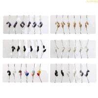 blg Pearl Silk Scarf Brooch Pins No Hole U Clips for Muslim Shawl Clothes Hat 12 PCS 【JULY】