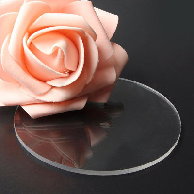 Transparent 3mm thick Mirror Acrylic round Disc