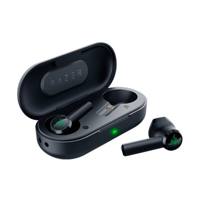 New Razer Hammerhead Bluetooth 5.0 TWS Earphones Wireless Earbuds for game Ultra-Low Latency Connection With Charging box