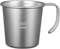 แก้วแค้มปิ้งค์ HARIO O-VSM-30-HSV V60 Metal Stacking Mug 300ml