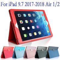 （A PRETTY）ยก C Oque สำหรับ iPad 2017 2018 9.7 5th 6th iPad Air 1 Air 2กรณีแม่เหล็กสมาร์ท A1566 A1822 PU ยืนสำหรับ iPad 2018 Air 2ปก