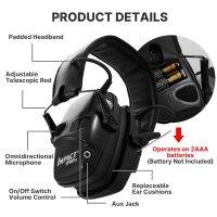 New Original Tactical Electronic Shooting Earmuffs Attenuate Impulse Noise Folding Easy To Carry Outdoor Anti-noise Headset