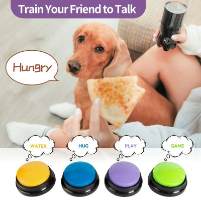 Pet Training Pet Talk Button เครื่องบันทึกเสียง Dog Toy Sounder Pet Communication Squeeze Box