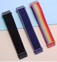 20mm/22mm watch Strap For Amazfit GTS/2/3/pro/2e/GTS2 Mini/GTR 42mm/47mm/GTR2/2e/stratos Nylon Loop Bracelet Amazfit bip band