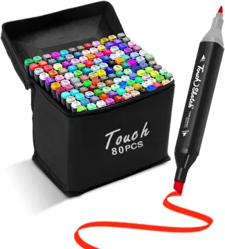 Twin Tip TOUCH MARKER PENS 48 60 80 Colours Graphic Sketch Art Craft  Markers Artists Fashion Design Animation Blendable Markers 