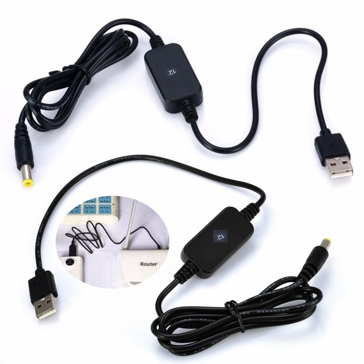 dc-dc-converter-adapter-cable-usb-5v-to-12v-dc-jack-support-power-bank-แก้ปัญหา-สำหรับพื้นที่ที่ไม่มีไฟฟ้า-หรือไฟดับ-หรือพกพาใช้งานนอกสถานที