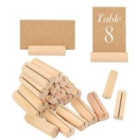 5/10Pcs Rustic Wedding Wooden Place Card Holders Photo Postcard Clip Stand Engagement Birthday Party Table Number Name Sign Clips Pins Tacks