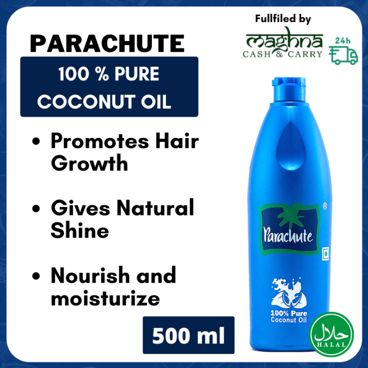 Parachute 100 Pure Coconut Hair Oil 500 ml Minyak kelapa Lazada