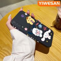 YIWESAN เคสปลอกสำหรับ Samsung 2016ลายการ์ตูน A7 2018 A7,เคสโทรศัพท์ดีไซน์ใหม่บางสวยงามเคสนิ่มป้องกันขอบสี่เหลี่ยมเคสปลอกซิลิโคนเคสกันกระแทก