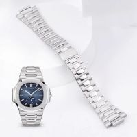 Steel strap For Patek Philippe Nautilus watch strap mens 5711/1A010 series stainless steel watch chain convex mouth 25x13mm