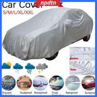 NPDTN สำหรับ Sedan Snowproof สำหรับ Hatchback ผ้าคลุมรถกันน้ำการป้องกันป้องกันฝุ่น UV