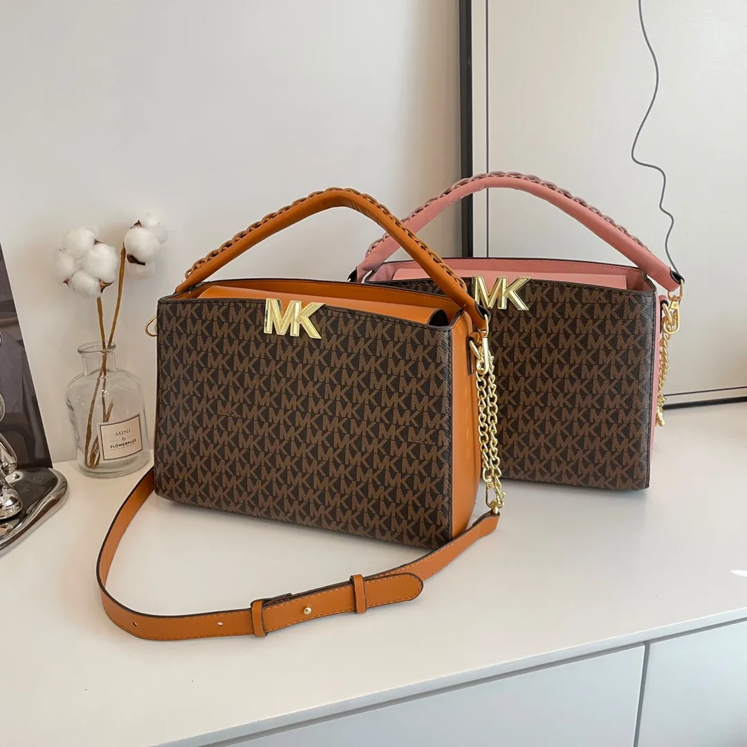 Michael Kors/MK travel old crocodile-patterned Kylie bag Karlie vintage  leather cross-body chain bag in stock | Lazada PH