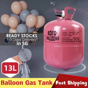 SG SELLER] Disposable Helium Gas Tank Balloon Gas Tank for Latex