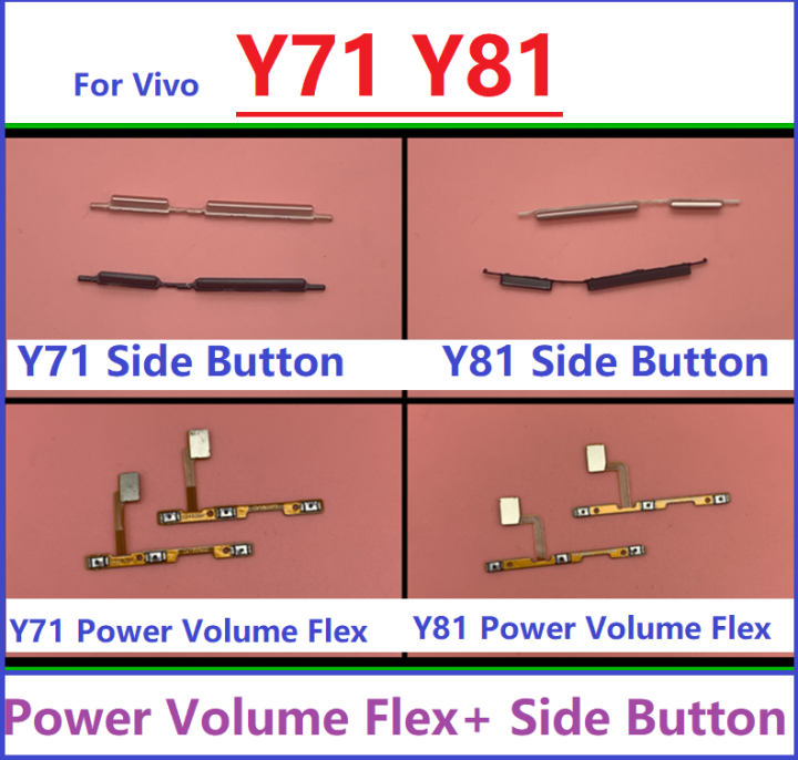 M On Off Volume Key Button up Down Power Switch Flex Strip for vivo y81  Pack of 1 by RVA Store
