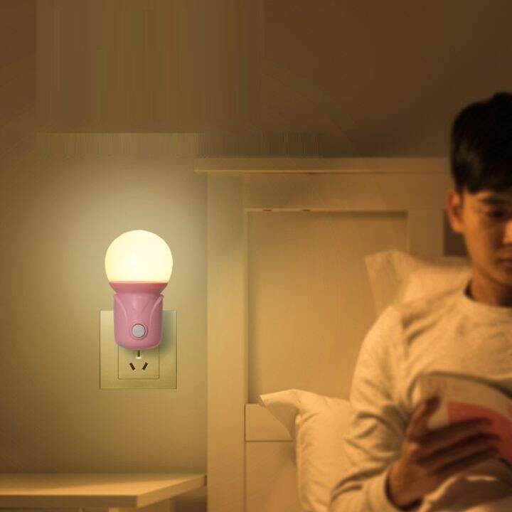 led-plug-in-night-light-2-สี-baby-nurse-eye-sleep-light-bedroom-socket-lights-ประหยัดพลังงานโคมไฟทางเดินน่ารักระเบียง-iewo9238