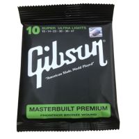 สายกีต้าร์ โปร่ง Gibson กิ๊บสัน 0.10 ครบทั้ง 6 สาย จำนวน 1 ชุด