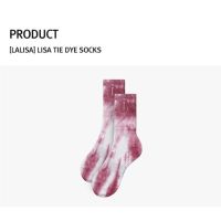 【BLACKPINK แท้จริง [LALISA] TIE DYE SOCKS